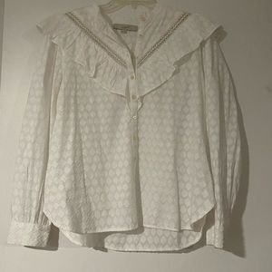 J Crew White Top M